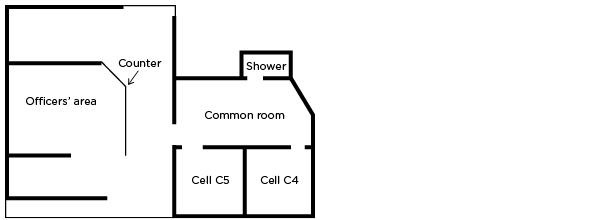 Figure 5 – Plan of Unit 2 at Murgon watch-house